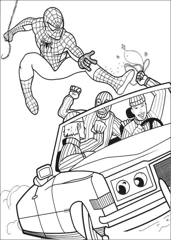 Ausmalbilder Kostenlos Spiderman 6 | Ausmalbilder Kostenlos