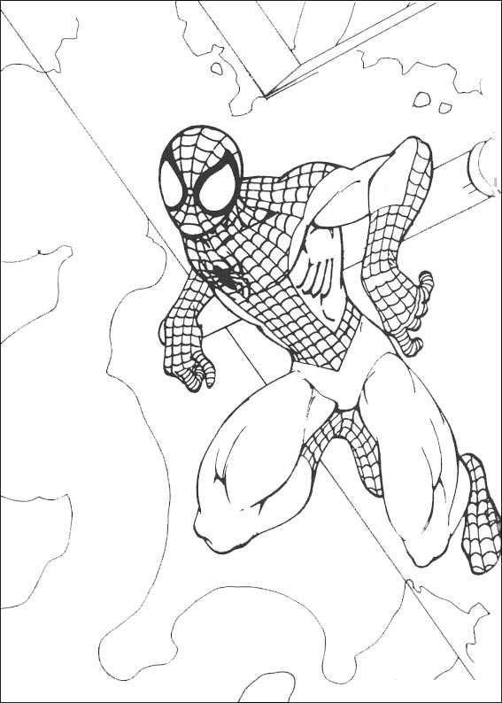 Ausmalbilder Kostenlos Spiderman 10 | Ausmalbilder Kostenlos