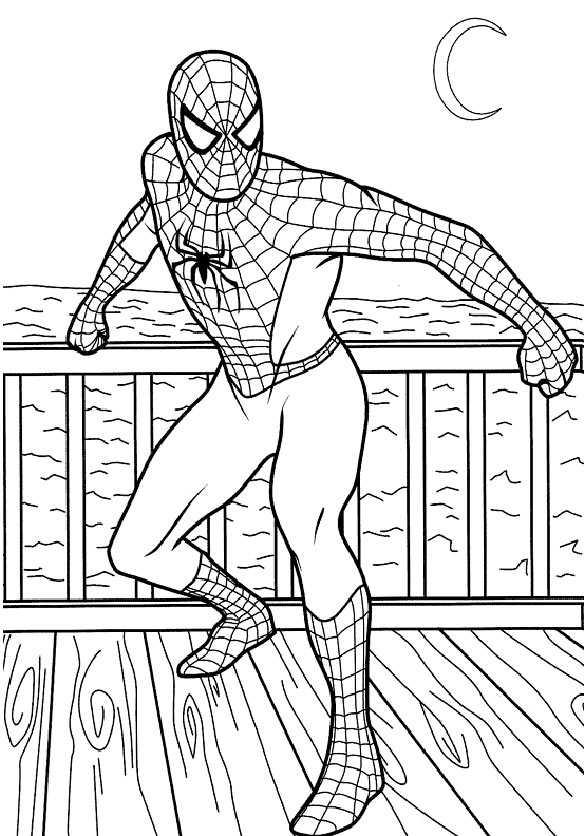 Ausmalbilder Kostenlos Spiderman 19 | Ausmalbilder Kostenlos