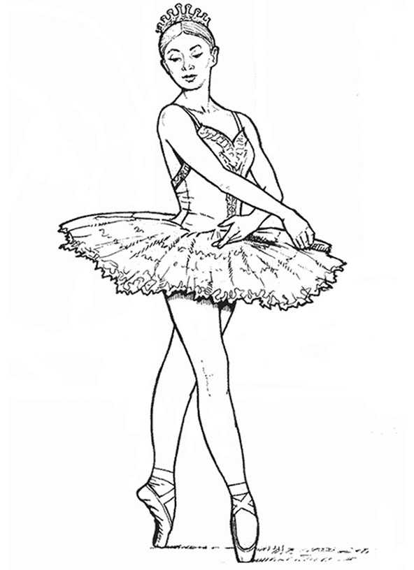ballerina 11  ausmalbilder kostenlos
