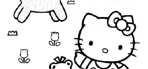 hello kitty 12 malvorlagen