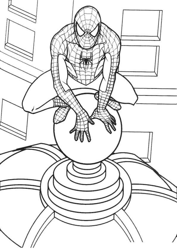 spiderman 1 ausmalen
