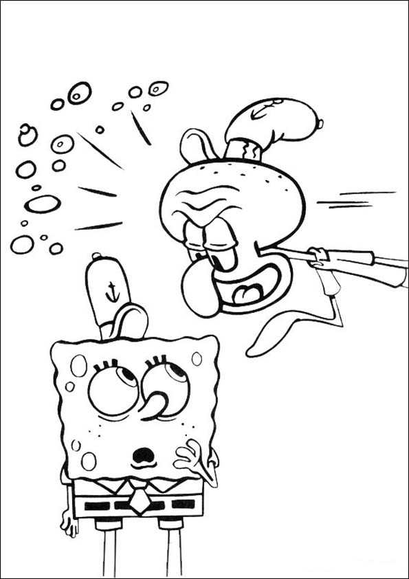 spongebob 8 ausmalen