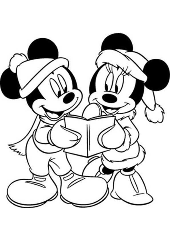 weihnachten mit Mickey und Minnie