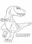 Ausmalbilder kostenlos Der Gute Dinosaurier, Ramsey