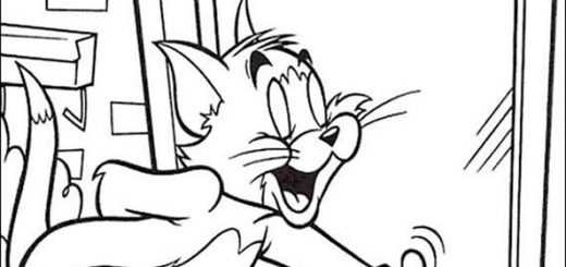 Ausmalbilder Tom und Jerry 4
