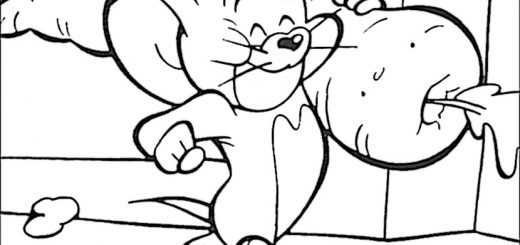 Ausmalbilder Tom und Jerry 5