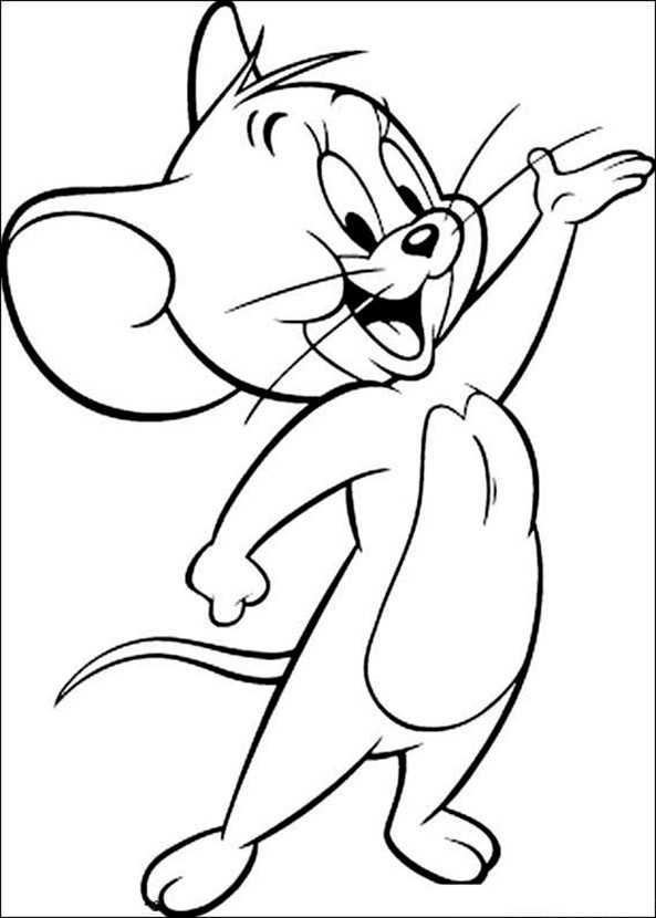 Ausmalbilder Tom und Jerry 8