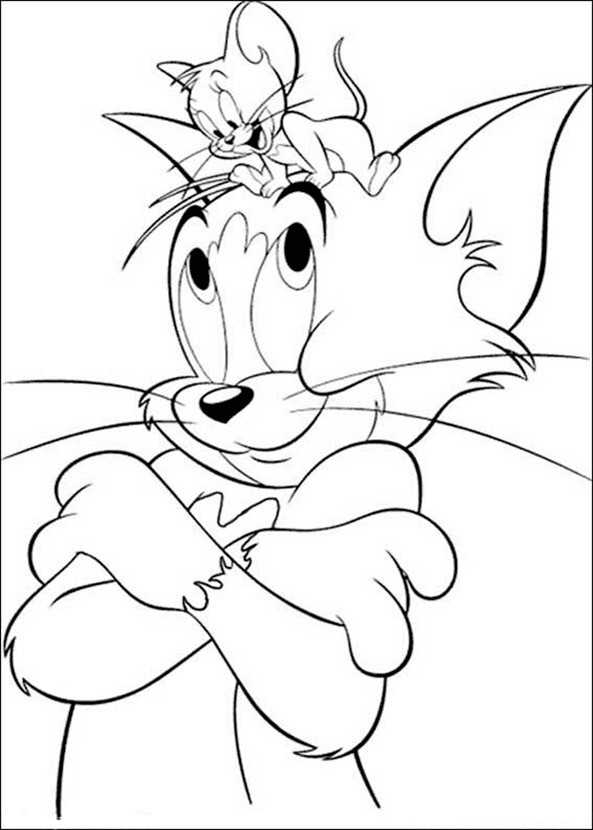 Ausmalbilder Tom und Jerry 14